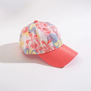Piper Baseball Hat Coral Tropical Floral
